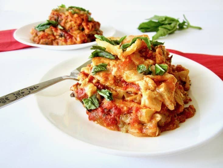 Vegan Slow Cooker Gluten Free Lasagna