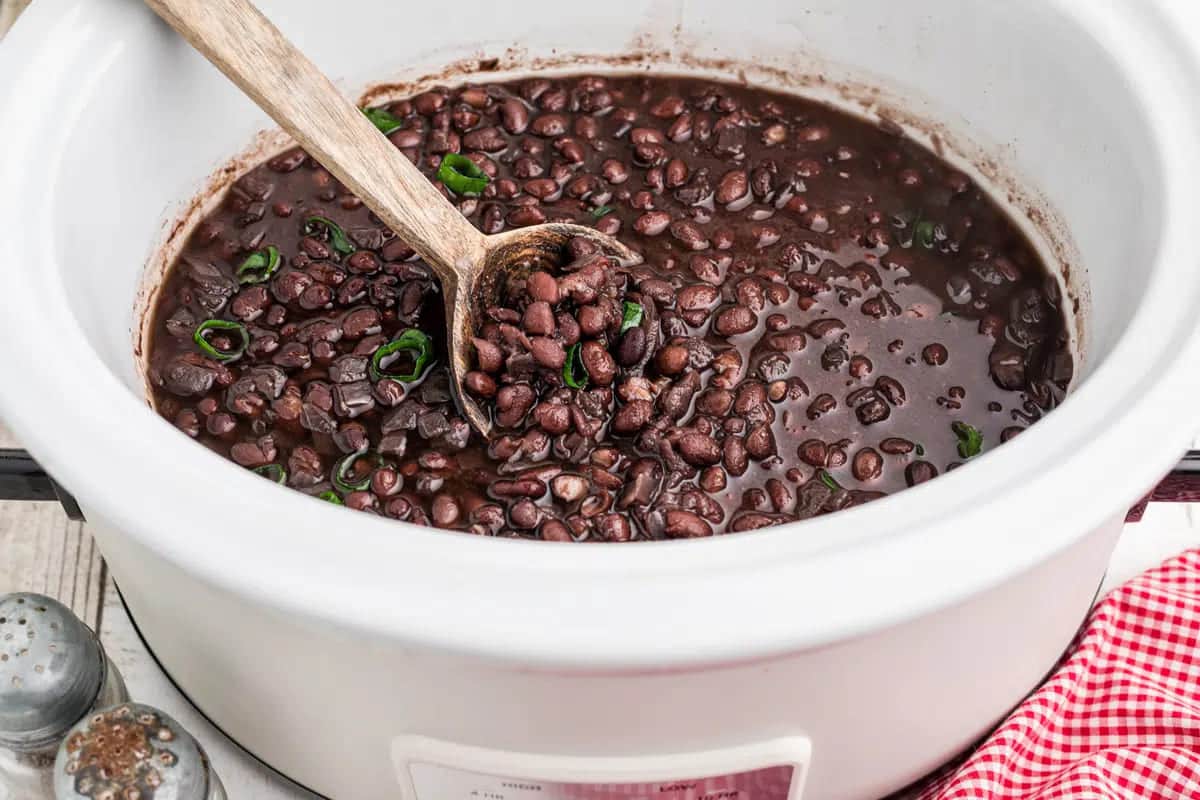 Crockpot Black Beans Magic