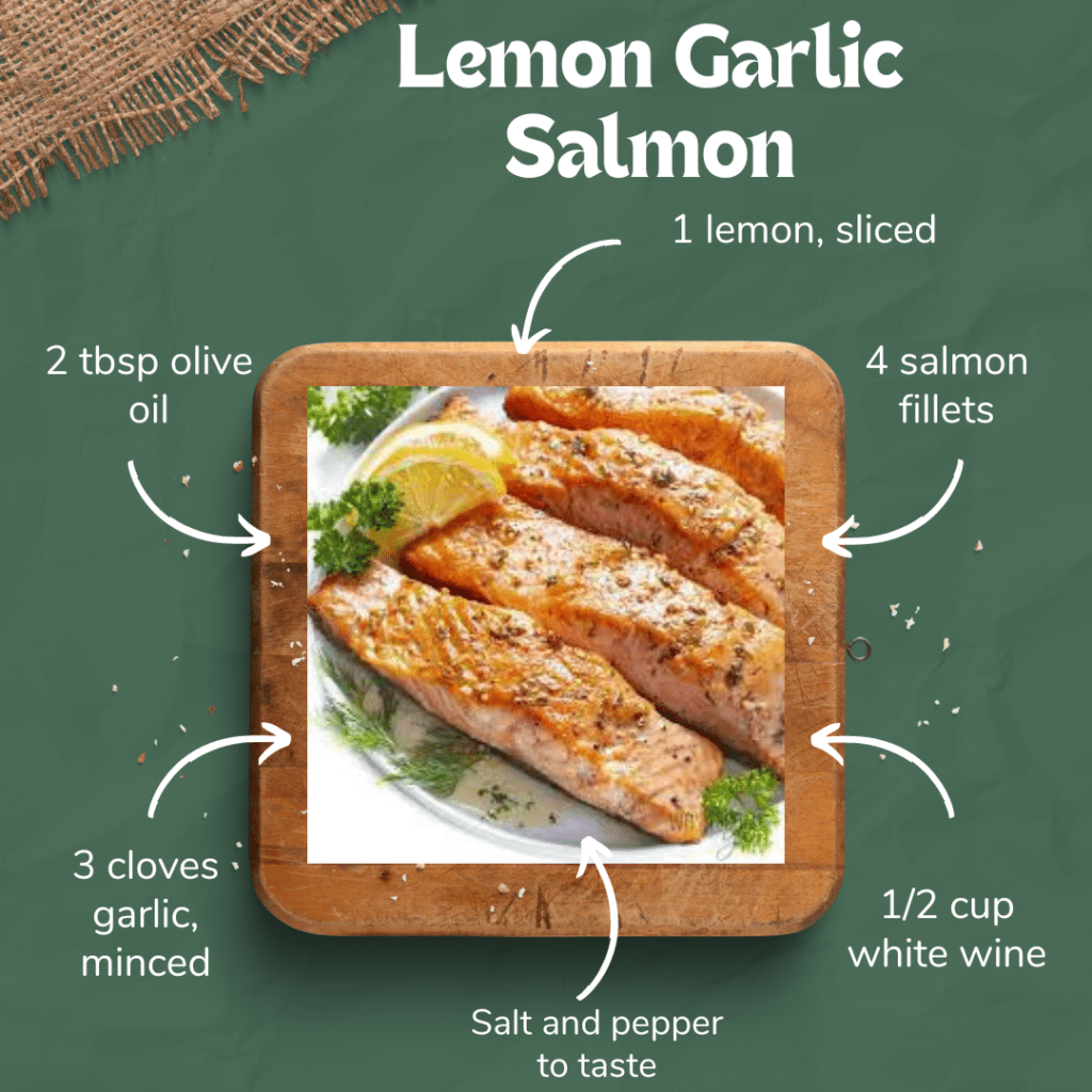  Ingredients list of lemon garlic salmon