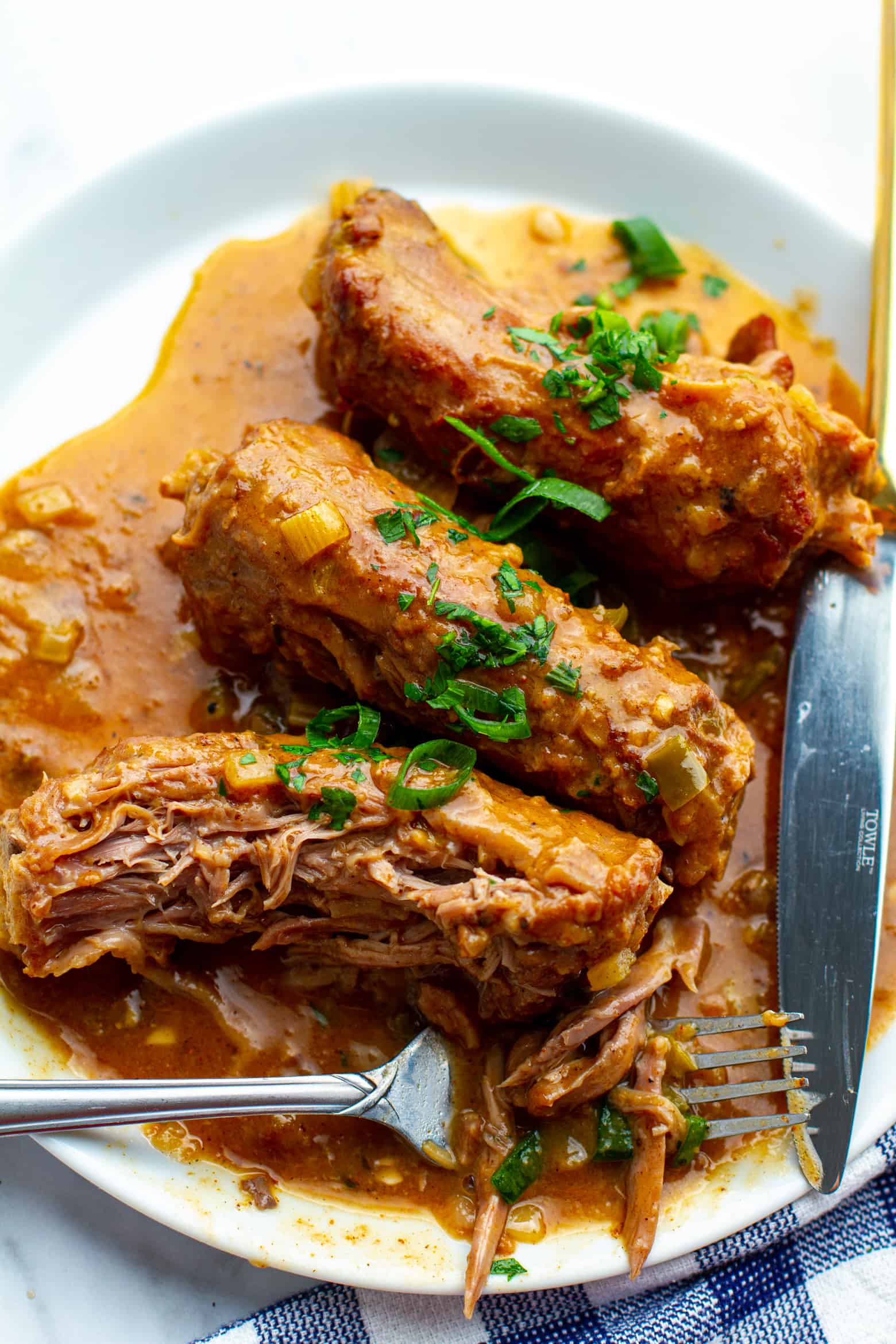 Smothered Turkey Necks