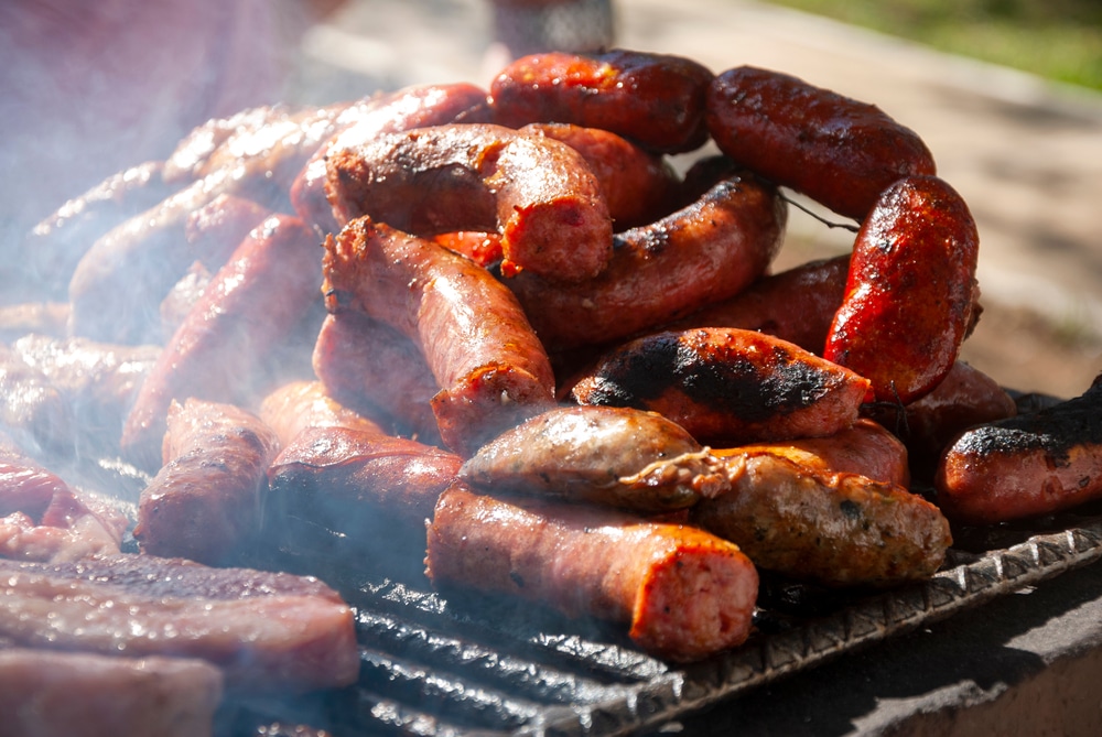 Grilled Chorizo sausages